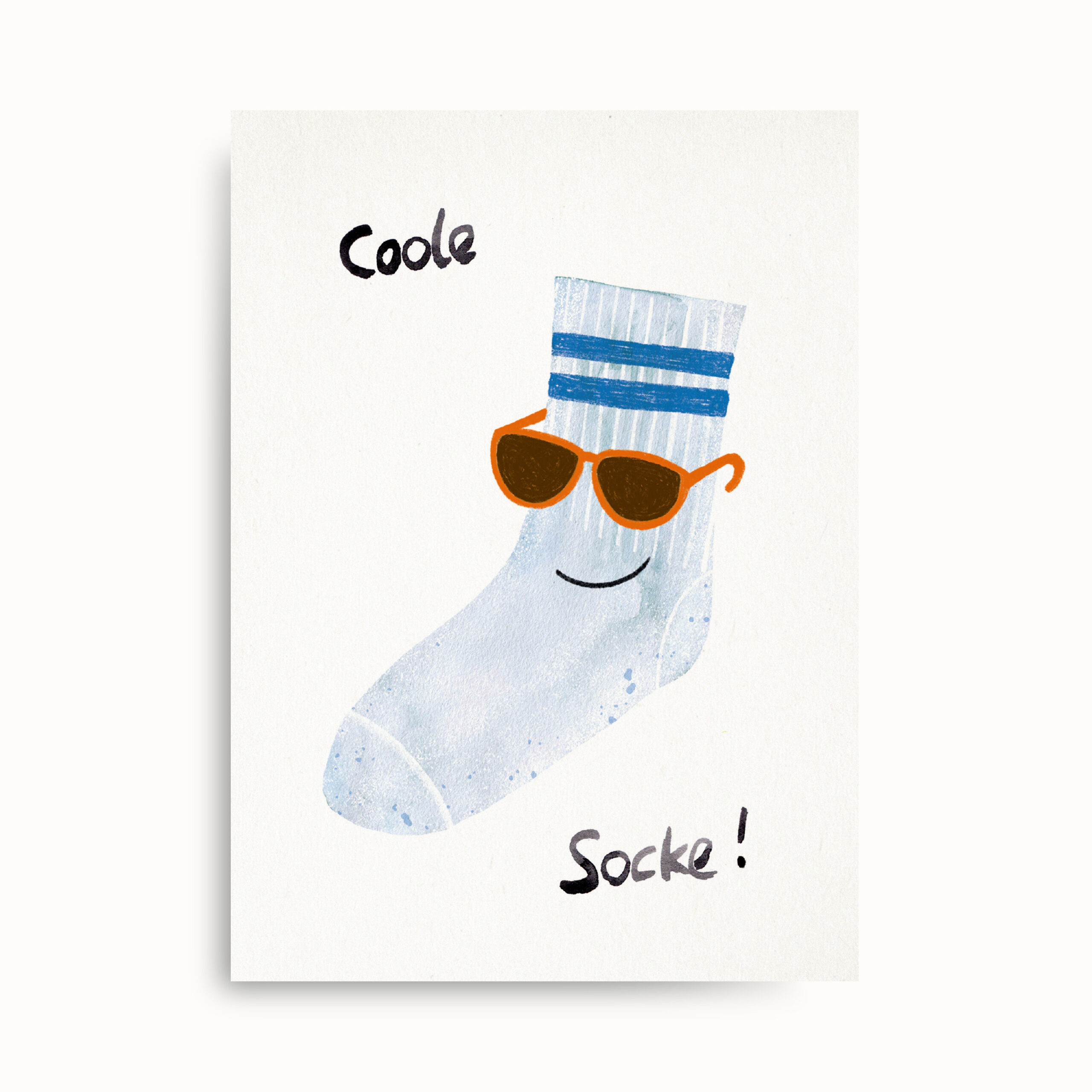 Socke-Postkarte-Illustration-FarinaKuklinski