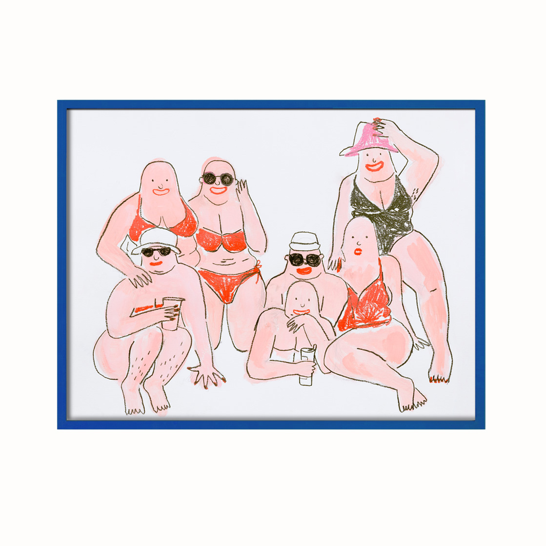 Fine Art Print • ibizagirls • 30x40cm• Rahmen